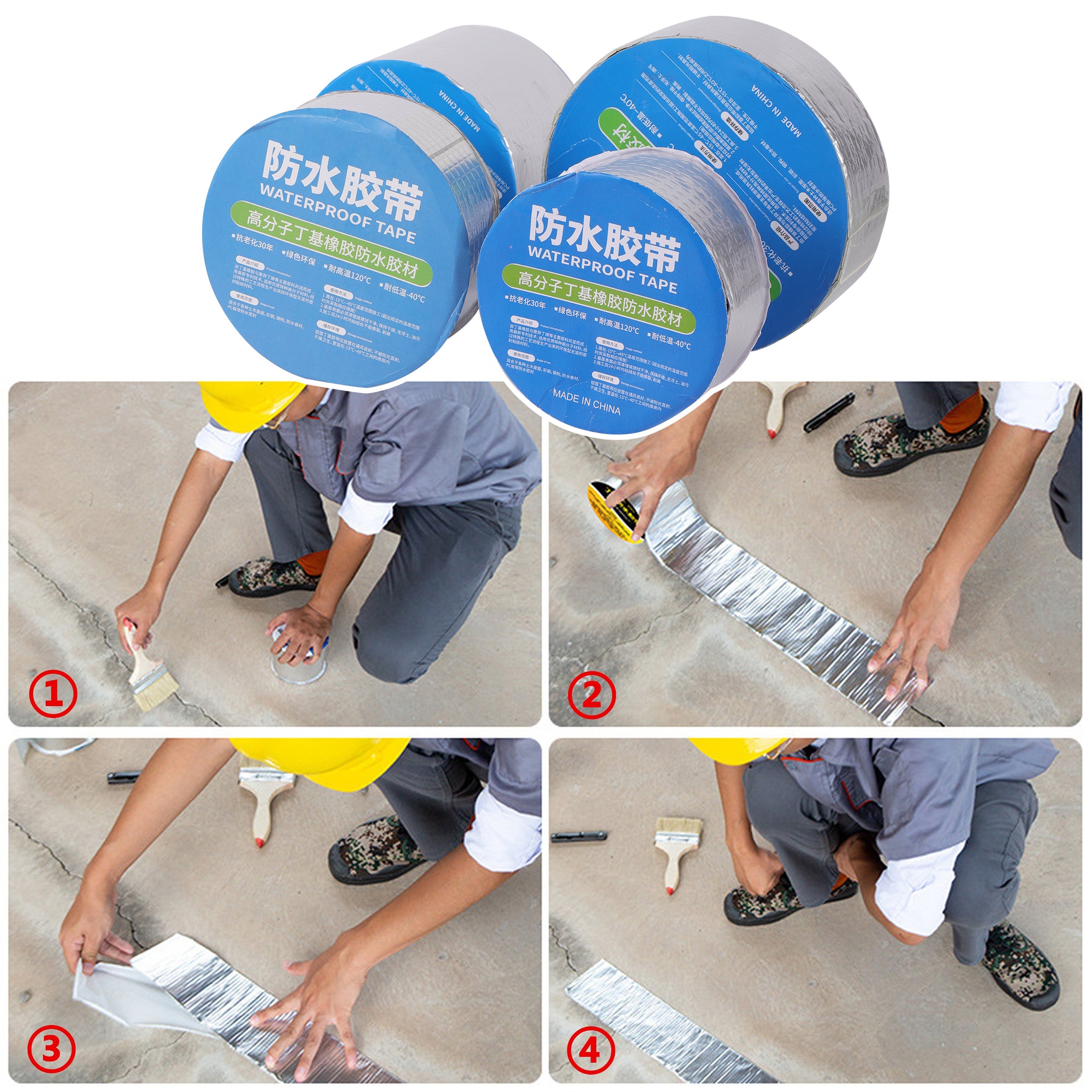 CINTA IMPERMIABILIZANTE 10 METROS  X 10 CM