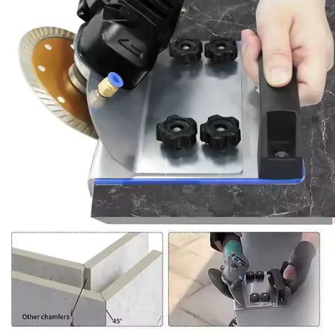 Soporte para amoladora angular para corte de biselado de 45 pro