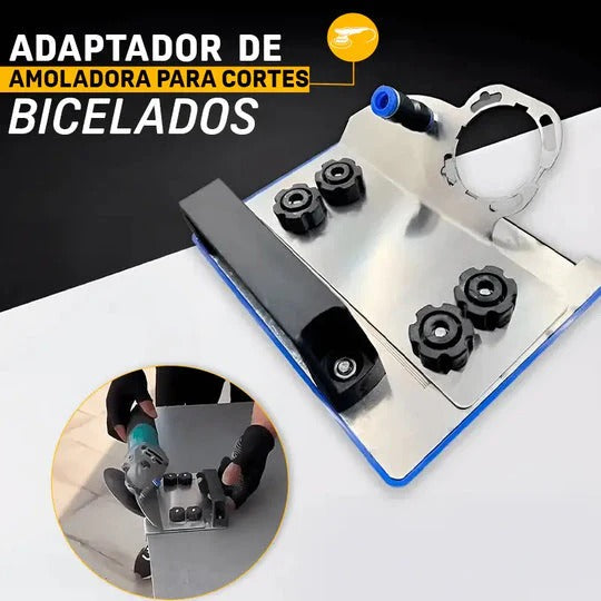 Soporte para amoladora angular para corte de biselado de 45 pro
