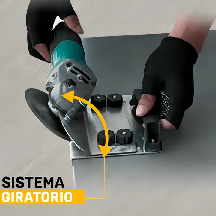 Soporte para amoladora angular para corte de biselado de 45 pro